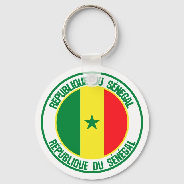 Chaveiro Senegal Round Emblem (Frente)