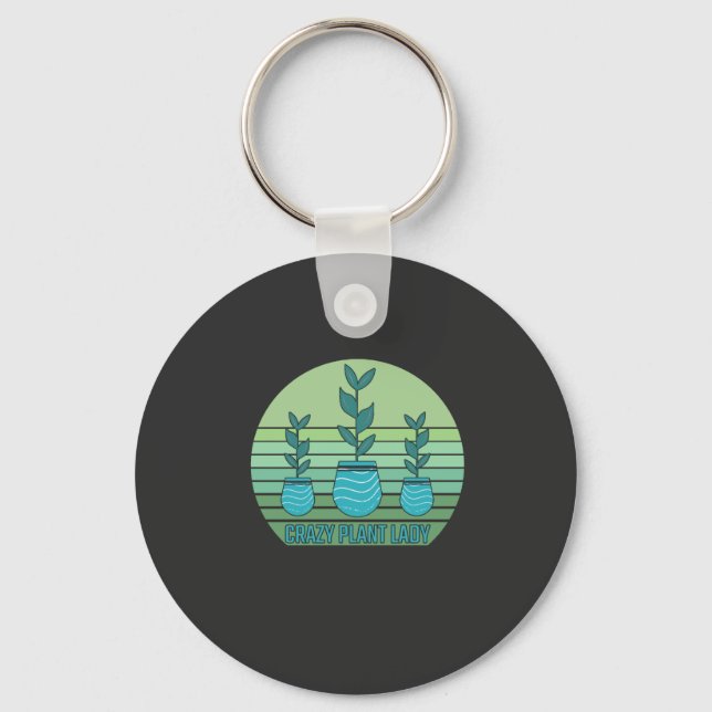 Chaveiro Senhora das Plantas Loucas (Frente)