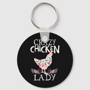 Chaveiro Senhora Frango Louco Amantes de Frango Engraçados