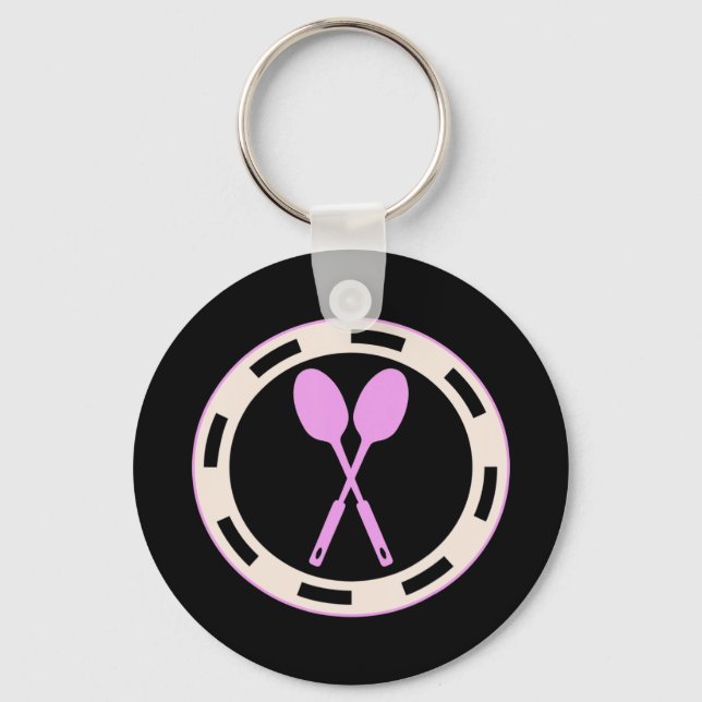 Chaveiro Senhora Merendeira - Nunca Subestime O Almoço Da A (Frente)