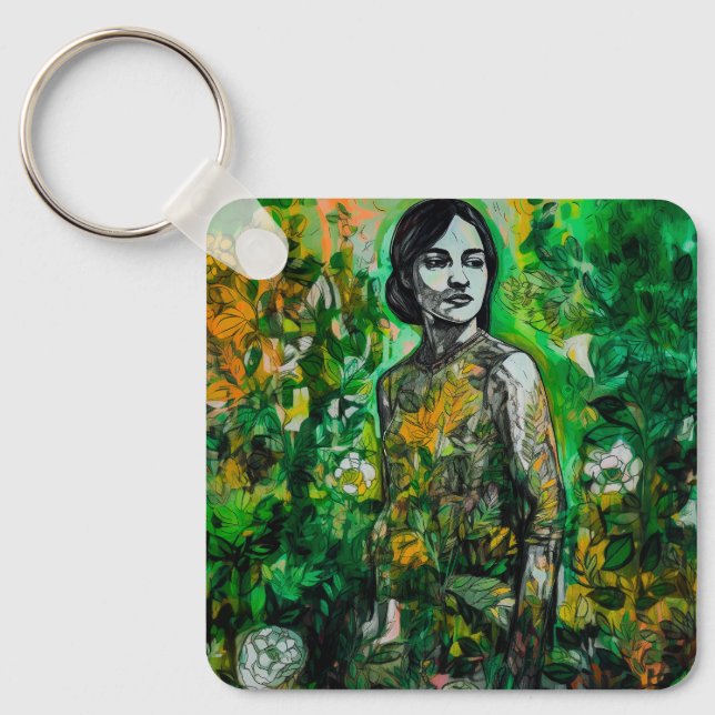 Chaveiro Senhora Misteriosa (Frente)