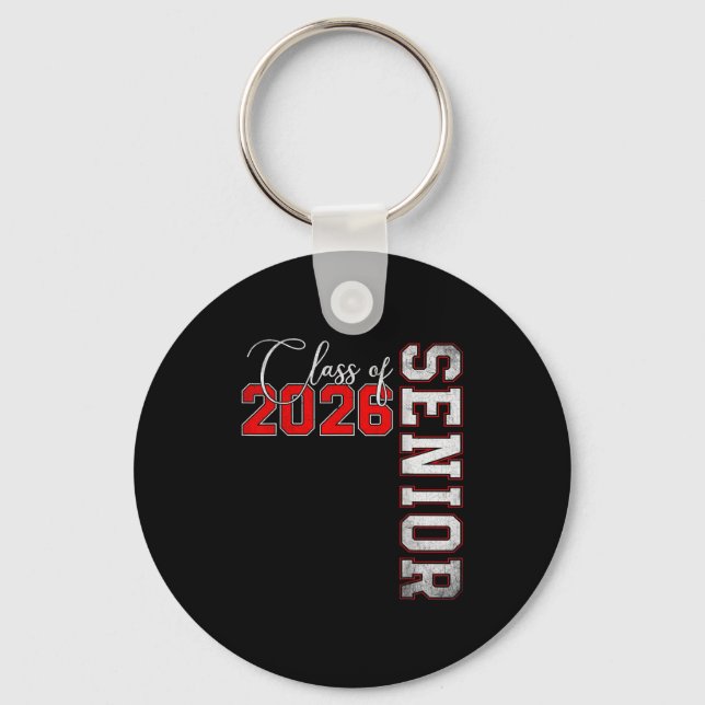 Chaveiro Senior 2026 Graduation My Last First Day Of Cl Of  (Frente)