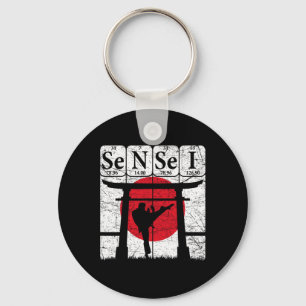 Chaveiro Sensei Tabela Periódica Elementos Artes Marciais J