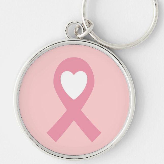 Chaveiro Sensibilização do Cancer da Mama (Frente)