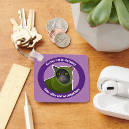 Chaveiro Sensibilização Engraçada pela Fraude Cibernética -