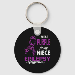 Chaveiro Sensibilização Epilepsia Eu Visto Roxo Para Minha 
