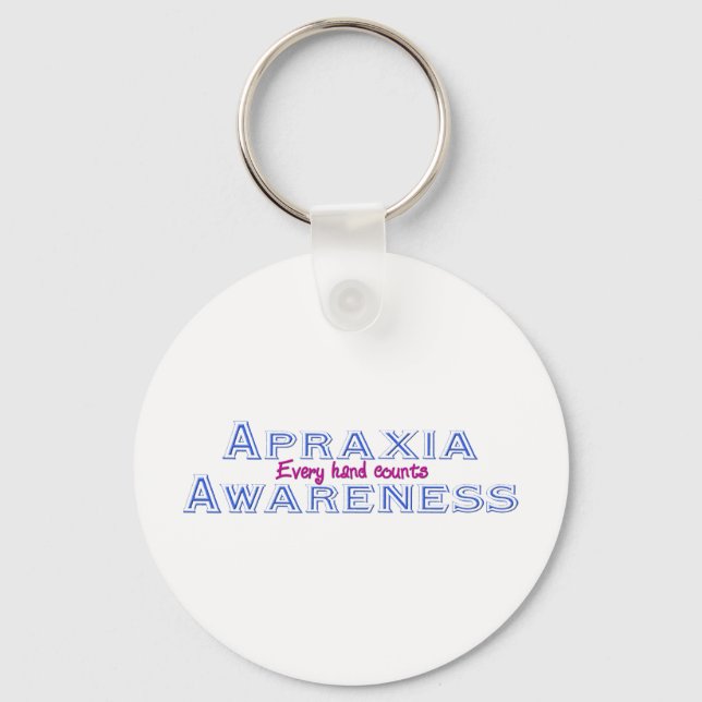 Chaveiro Sensibilização para a Apraxia (Frente)