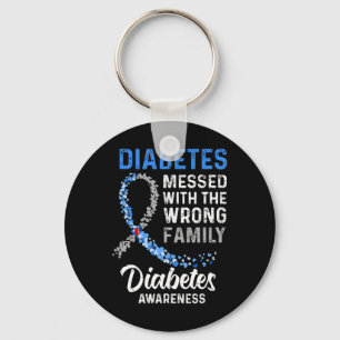 Chaveiro Sensibilização Para A Diabetes Mensada Com O Su Da