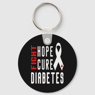 Chaveiro Sensibilização para a Diabetes Tipo 1 - Combater a