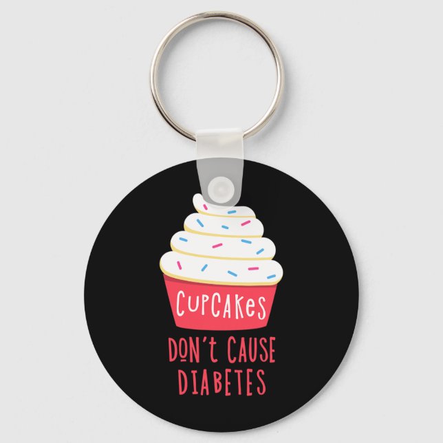 Chaveiro Sensibilização para a Diabetes Tipo 1 - Diabetes T (Frente)