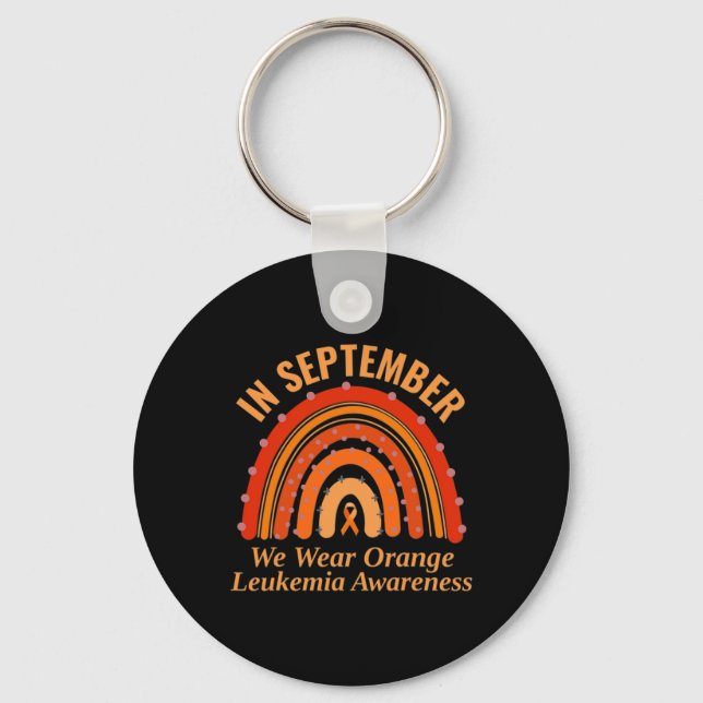 Chaveiro Sensibilização para a leucemia em setembro Vestimo (Frente)