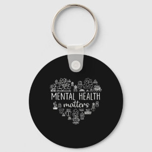 Chaveiro Sensibilização para a Saúde Mental da Flor Selvage