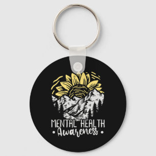 Chaveiro Sensibilização para a Saúde Mental dos Girassóis M