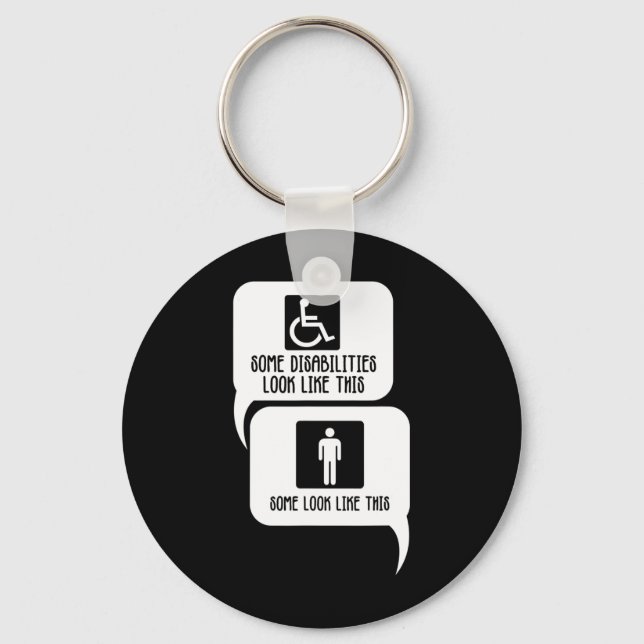 Chaveiro Sensibilização para o Autismo Polar (Frente)