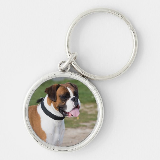 Chaveiro Sentado do Boxer (Frente)