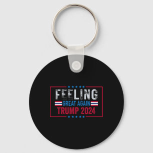 Chaveiro Sentindo Grande Novamente Trump 2024 Bandeira Dos