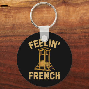 Chaveiro Sentindo Guilhotina Vintage Francesa