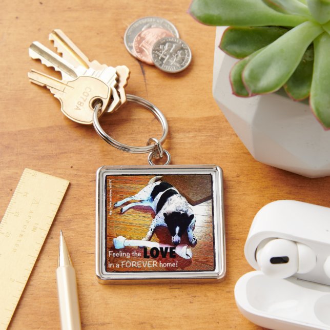 Chaveiro Sentir a fronteira do amor Collie (Mesa)