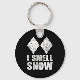 Chaveiro Sentir cheiro de neve esqui freestyle difícil diam