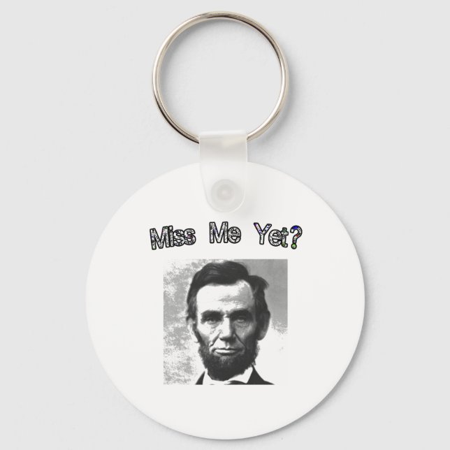 Chaveiro Sentir Minha Falta? Lincoln (Frente)