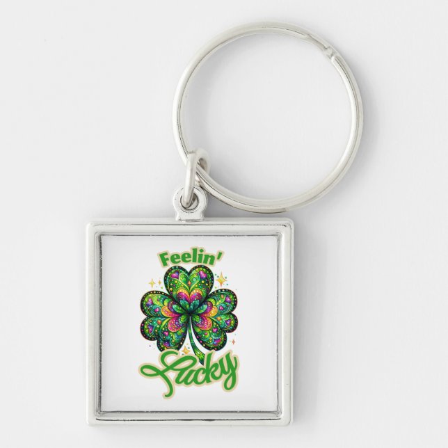 Chaveiro Sentir sorte (Frente)