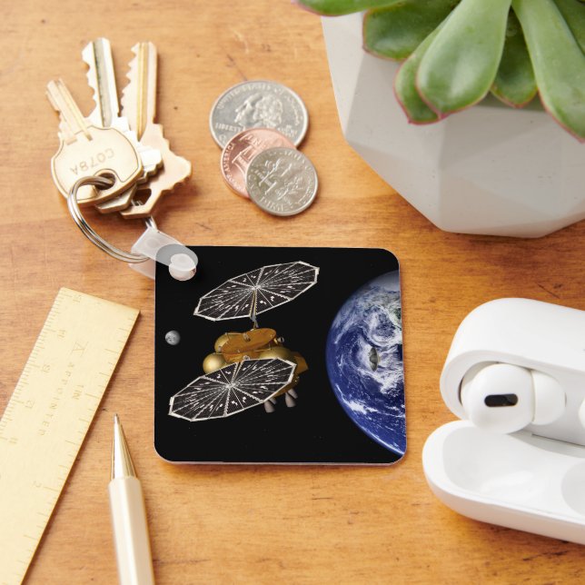 Chaveiro Separação Do Veículo De Entrada Numa Missão Marte. (Mesa)
