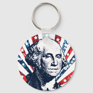 Chaveiro sequin george washington