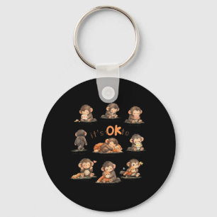 Chaveiro Ser Diferente Consciência do Autismo Bebê Macaco S