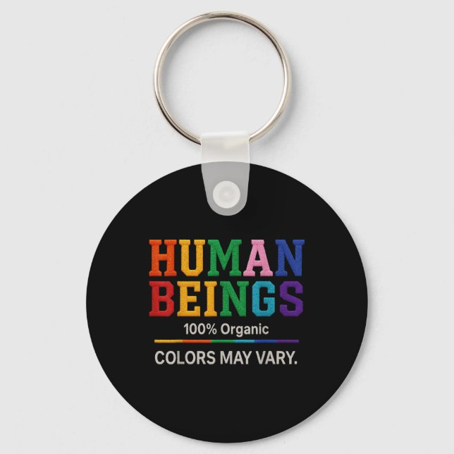 Chaveiro Ser Humano 100% Orgânico As Cores Podem Variarem O (Frente)