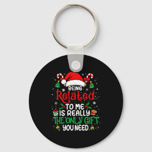 Chaveiro Ser Parente Meu Natal Divertido Família Xmas Roupa