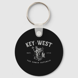 Chaveiro Sereia de Key West República Conch Vintage Scuba P
