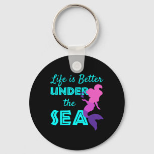 Chaveiro Sereia Nadando Diving