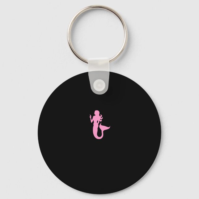 Chaveiro Sereia Oceano Glow_Pink (Frente)
