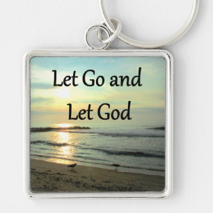 CHAVEIRO SERENE DEIXE IR E DEIXE A FOTO OCEANA DE DEUS