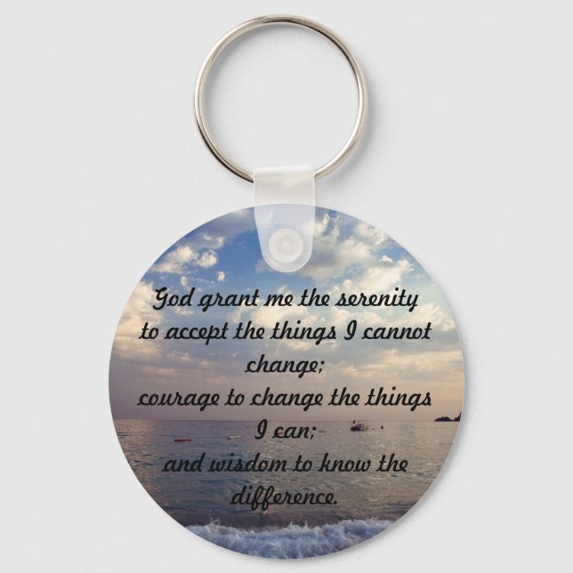 Chaveiro Serenity Prayer (Frente)