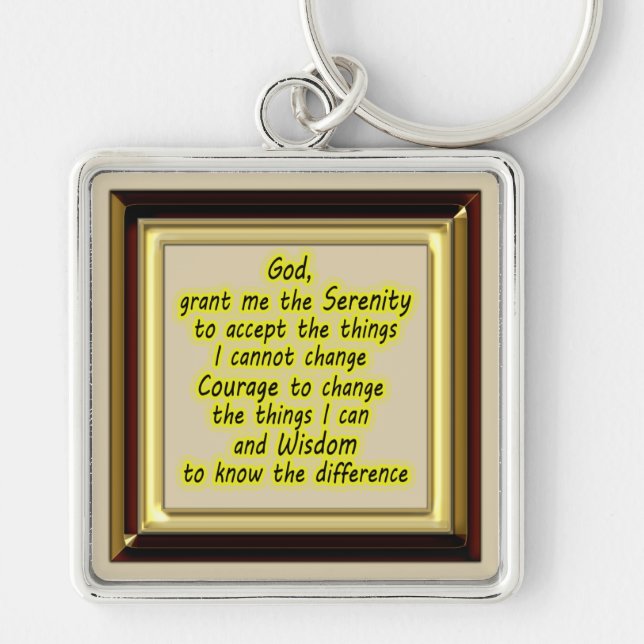 Chaveiro Serenity Prayer (Frente)