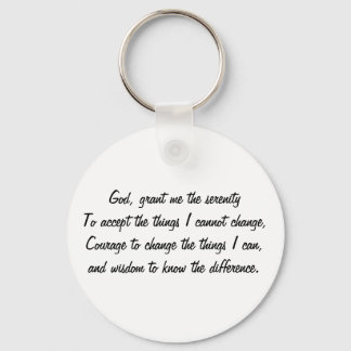 Chaveiro Serenity Prayer