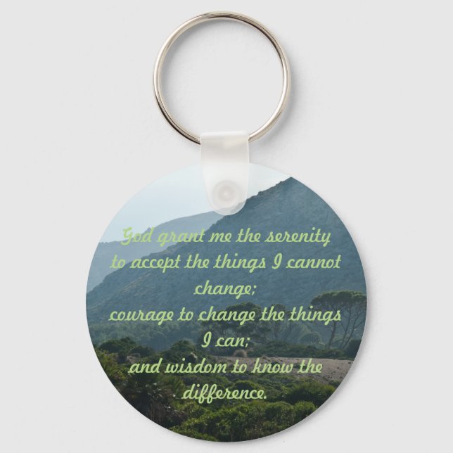 Chaveiro Serenity Prayer (Frente)