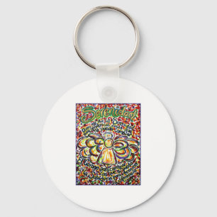Chaveiro Serenity Prayer Angel (Texto Espanhol)