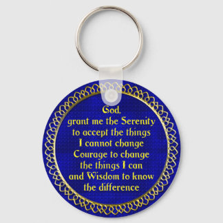 Chaveiro SerenityPrayer Gold