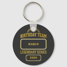 Série Lendária Personalizada Dourada de Aniversári