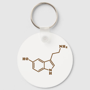 Chaveiro Serotonina Fórmula Química Molecular
