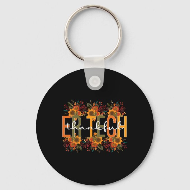 Chaveiro Serviço de Ação de Graças técnico do ER Tech (Frente)