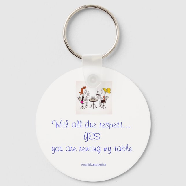 Chaveiro Servidor Enviou minha cadeia de chaves de Mesa (Frente)