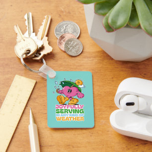 Chaveiro Servindo com Alegria em Qualquer Tipo de Tempo