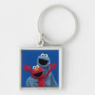 Chaveiro Sesame Street Elmo & Cookie Monster