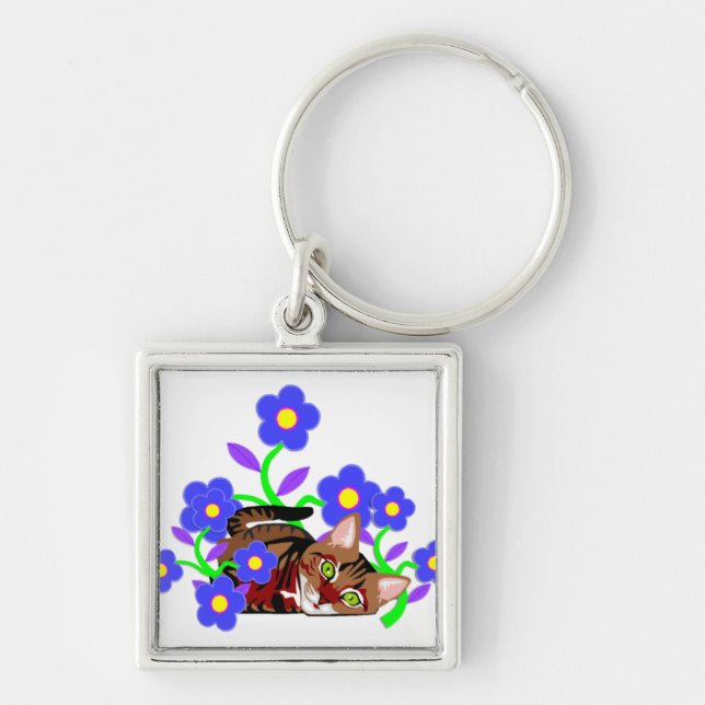 Chaveiro Sesta do gato (Frente)