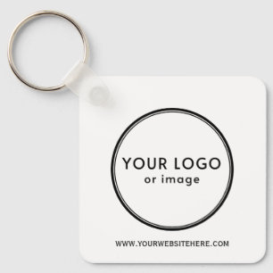 Chaveiro Seu logotipo e texto personalizado