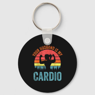 Chaveiro Seu marido meu cardio ditado engraçado romântico r