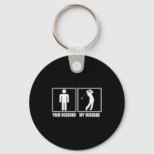 Chaveiro Seu marido meu marido golfista golfe amante do esp